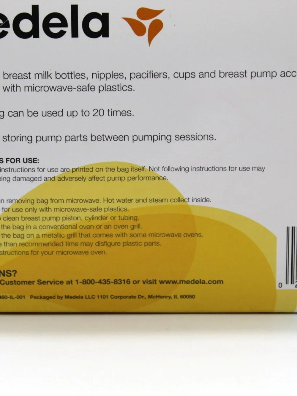 Medela Quick Clean Micro-Steam Bags 5 Count For Breast Pumps & Breast Milk NEW